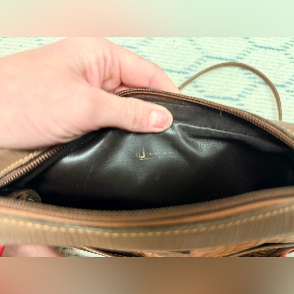 FENDI Vintage Classic Zucca F Monogram Brown Coated Canvas Crossbody Camera Bag - Picture 15 of 16